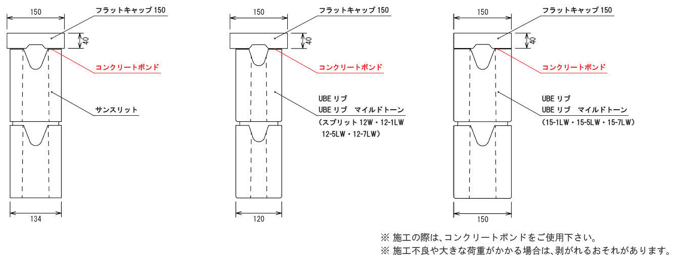 【施工図】フラットキャップ 150_2